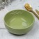 Deep plate ceramic olive, 15.5 x 6.5 cm, 800 ml, green color