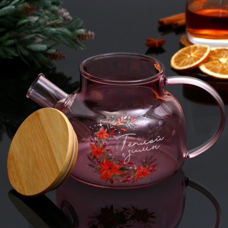 The kettle of "warm winter. Pink fairy tale. ”, 800 ml-2