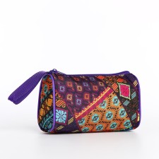 Cosmetic bag with lightning, blue/multi -colored color