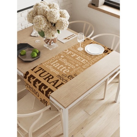 The path on the table "Breakfast with coffee", Oxford, size 40x145 cm
