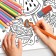Magar-coloring reusable "Sweets"