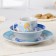 Set of dishes, 3 objects: mug 200 ml, plate 17 cm, salad bowl 350 ml, cold heart