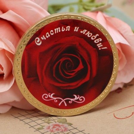 Confectionery product coins "Flowers", 24 g