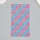 Sticker of rhinestone plastic "Pink-blue gradient" 24.6x10 cm