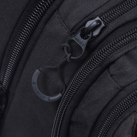 Youth backpack, 42 ​​x 31 x 22 cm, Grizzly 338, ergonomic back, laptop compartment, black/red RU-338-2_2-9