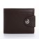 Male purse on a magnet, brown color