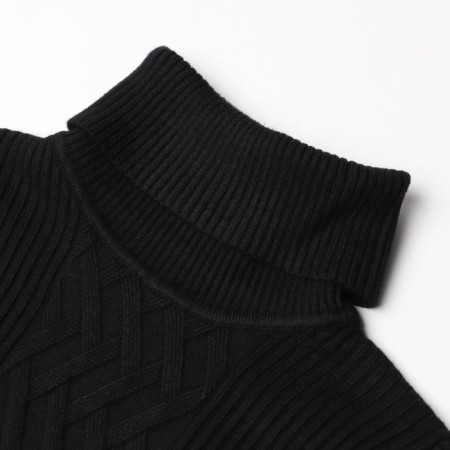 Sweater for boys, black color, height 146-152 cm-1