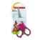 Chancellery scissors 14 cm Calligrata, plastic handle, rubber inserts, mix