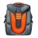 School backpack 38 x 30 x 16 cm, ergonomic back, Stavia "Football", gray