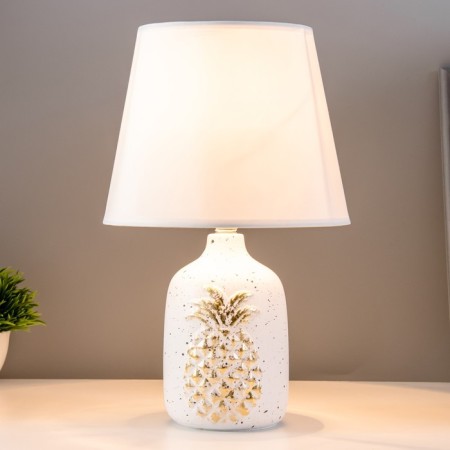 Board lamp "Pineapple" E14 40W white gold 20x20x32cm Risalux-1