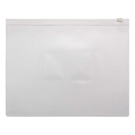 The convert folder on ZIP Lightning A5, 150 μm, Calligrata, a make-up pocket, white lightning