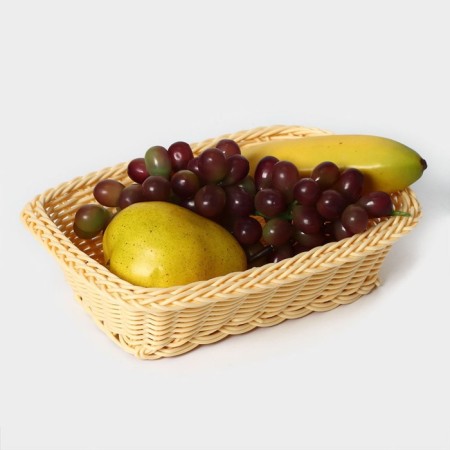 Basket for fruits and bread Vanilla, 24 × 17 × 6.5 cm-1