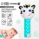 Toy - "Zebra" squeak with a rattle