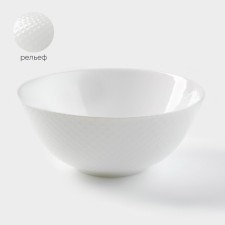 Luminarc Diwali Precious salad bowl, glass ceramic, 900 ml, d = 18 cm, white color