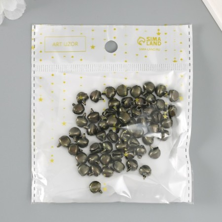 Set of decor for creativity Metal "under bronze" d = 0.8 cm set 60 pcs-5