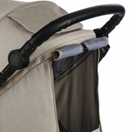 Stroller walking children's maxima (indigo), removable bumper, beige color-6