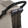 Stroller walking children's maxima (indigo), removable bumper, beige color