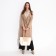 Zipper bag with lightning, beige color