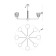 Ceiling lamp on the rifle noble e14x60W