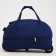 Road bag on wheels, lightning department, outer pocket, blue color