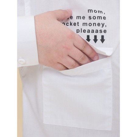 Surchachka upper for boys, height 134 cm, white color-5