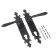 A set of pens on the bar allur RN-57A (56a) BL, matte black color