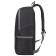 Staff trip universal backpack, 2 pockets, black with gray details, 40x27x15.5cm, 270787
