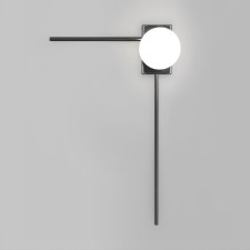 Wall lamp EUROSVET Fredo 40034/1, E14, 1x60W, 400x155x650 mm, color black pearls