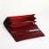 Women's wallet on a magnet, burgundy color
