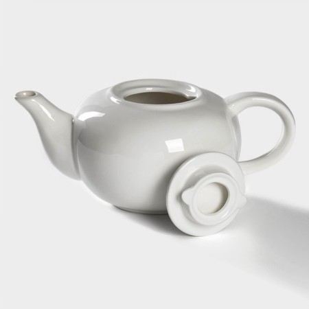 Teapot Porcelain Hot Magistro "Blanche", 1 l, white color-2