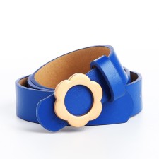 Building belt, width 2.3 cm, clove buckle, blue color