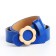 Building belt, width 2.3 cm, clove buckle, blue color