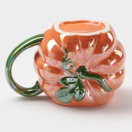 Ceramic mug "pumpkin", 350 ml, orange color-2