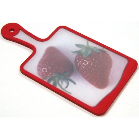 Atlantis Flutto "Strawberry" kitchen board, red color, 35 x 18 cm