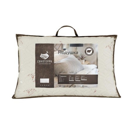 The pillow of the ultra -sheep "Sheep wool", size 50x70 cm, color mix, polyester fiber-7