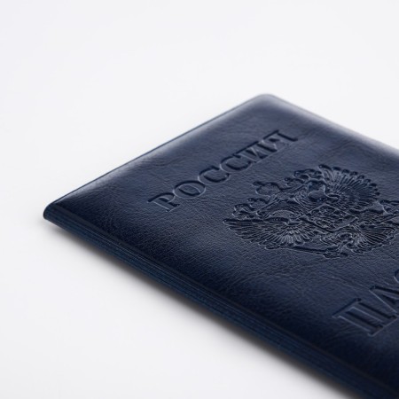 Cover for passport, blue color-3