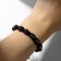 Bracelet "hematite" ball, d = 0.8, black color