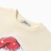Pajamas for the girl is combed, the color is light yellow/pink, height 122-128