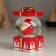 Souvenir Polystone Water Ball "New Year's character in the gift" MIX 4.5x4.5x7.3 cm