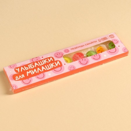 Lollows - smiles "Smile", with sourness, 30 g.-4