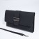 Bag-clate on magnet, long belt, black color