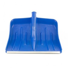 Bucket shovels are plastic, 420 × 425 mm, with a bar, blue, Sibrtekh