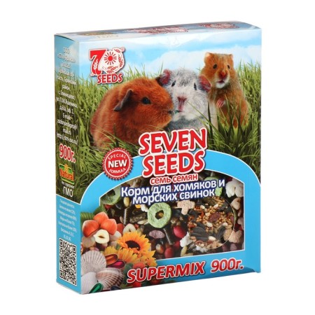 Seven Seeds Supermix food for hamsters and guinea pigs, 900 g
