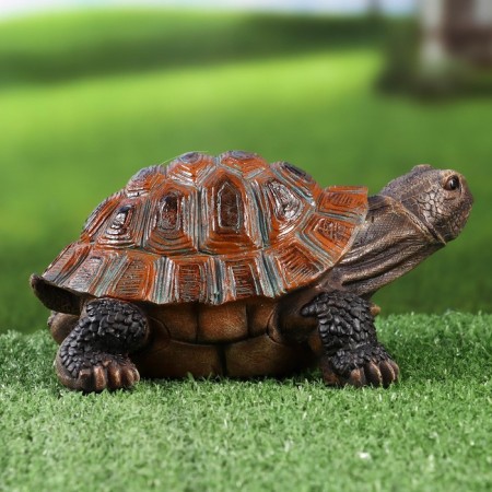 Garden figure "Turtle" brown, 19x13x10cm-3