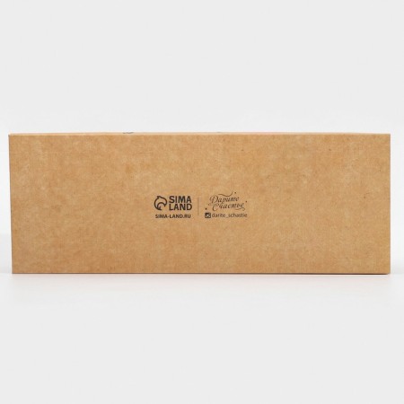 Confectionery packaging, cupcake box with PVC lid, “made with love”, 30 x 8 x 11 cm-4