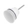 Bottom valve 565-111, stainless steel, white