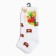 Women's socks "Bear" color white, size 23-25