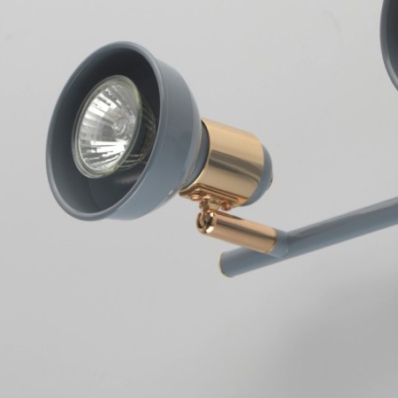 Lamp "Hof" 3x50W GU10 Blue 16x52x17cm-7