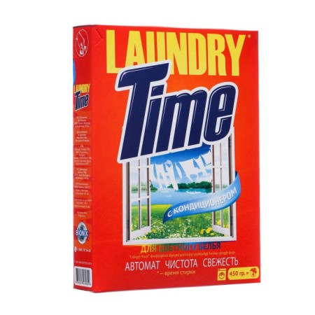 Washing powder "Laundry Time" station wagon, a machine for colored linen 450 gr