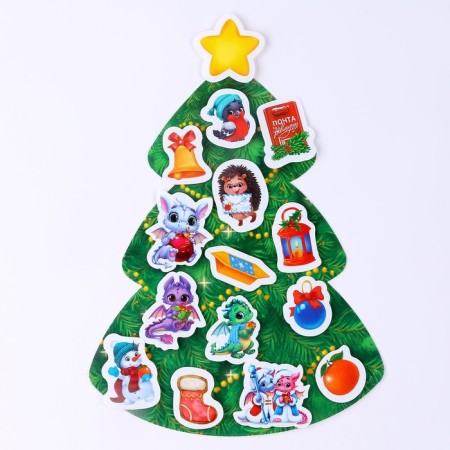 Velcro game "Funny animals"-3